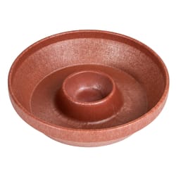 Taco Tuesday Brown Melamine Specialty Chip and Dip Bowl 10.6 in. D 1 pc