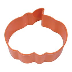 R&M International Corp 3 in. W X 3 in. L Pumpkin Cookie Cutter Orange 1 pc