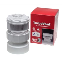 TurboVent 250 Series Schedule 40 1-1/2 in. Hub in. X 2 in. D Hub PVC Air Admittance Valve