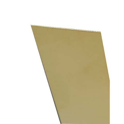 K&S 0.064 in. X 1 in. W X 12 in. L Mill Brass Metal Strip - Ace