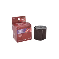 Ace 2 yd L X 1-1/2 in. W 120 Grit Aluminum Oxide Sanding Cloth 12 pk