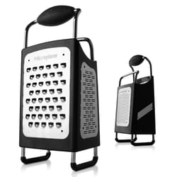 Microplane Black Plastic/Stainless Steel 4 Sided Box Grater