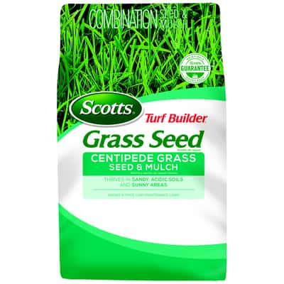 Scotts Turf Builder Centipede Grass Full Sun Grass Seed and Mulch 5 lb ...