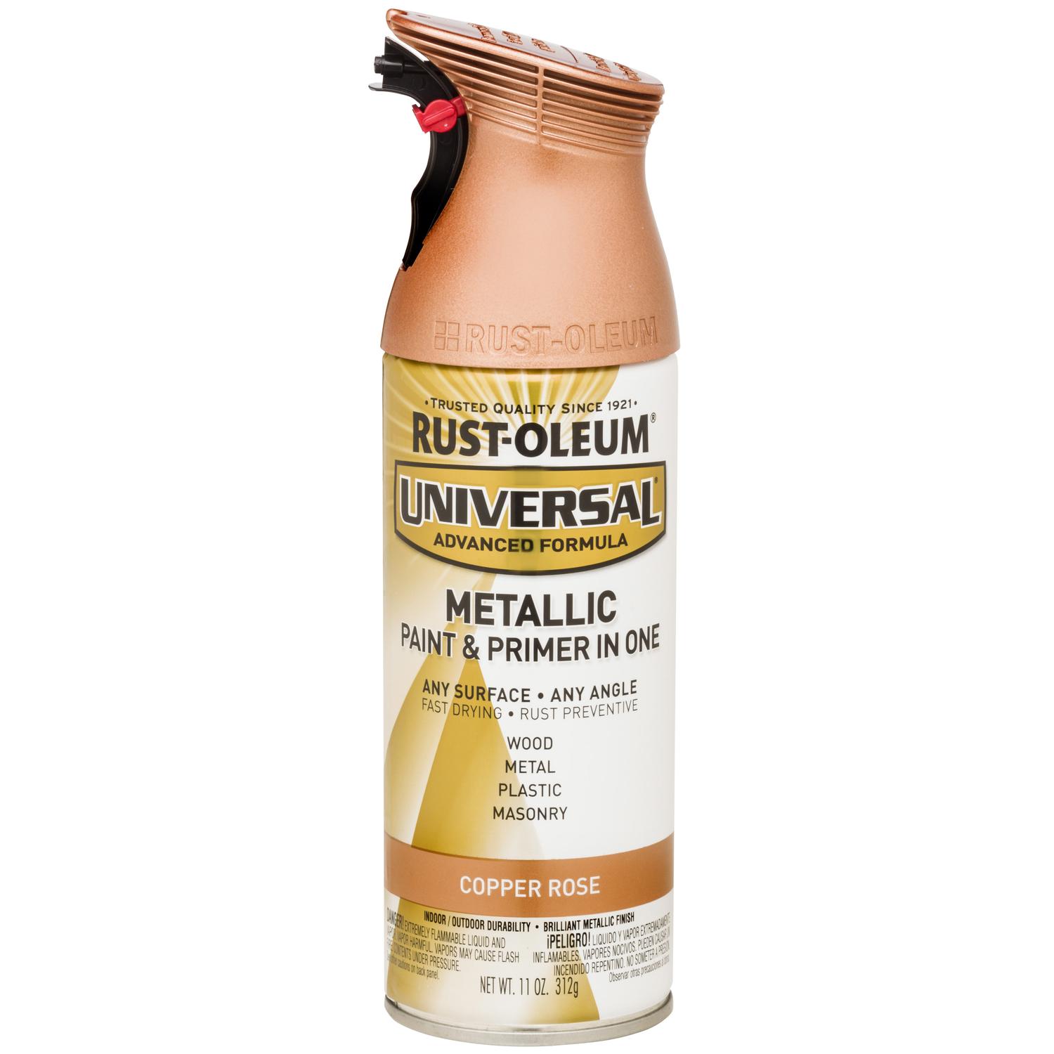 Rust-Oleum Universal Paint & Primer In One Copper Rose Spray Paint 11 ...