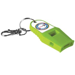 Resqme Green Whistle 1 in. H X 2 in. W X 5 in. L 1 pk