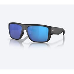 Costa Taxman Black Frame Blue Lens Polarized Sunglasses