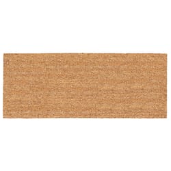 Americo Home Natural CoCo 24 in. W X 60 in. L Tan Plain Coir Door Mat