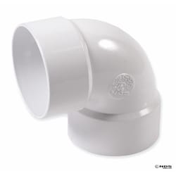 NDS Schedule 35 3 in. Hub each X 3 in. D Hub PVC Elbow