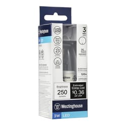 Westinghouse B10 E12 (Candelabra) LED Bulb 25 Watt Equivalence