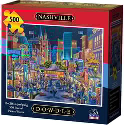 Dowdle Nashville Personal Puzzle Multicolored 500 pc