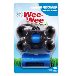 Four Paws Wee-Wee Outdoor Plastic Dog Waste Bag Dispenser 1 pk