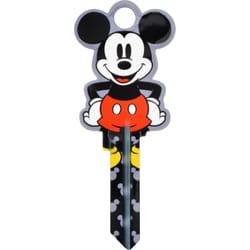 HILLMAN Disney Mickey Mouse House/Padlock Universal Key Blank KW1/10 Double