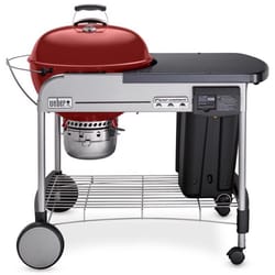 Weber 22 in. Performer Deluxe Charcoal Grill Crimson