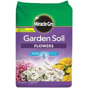 Miracle-Gro  Flowers  .09-.05-.07  Garden Soil  1.5 cu. ft. 