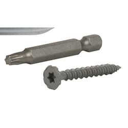 Rock-On No. 9 in. X 1.62 in. L Star Flat Head Serrated Cement Board Screws