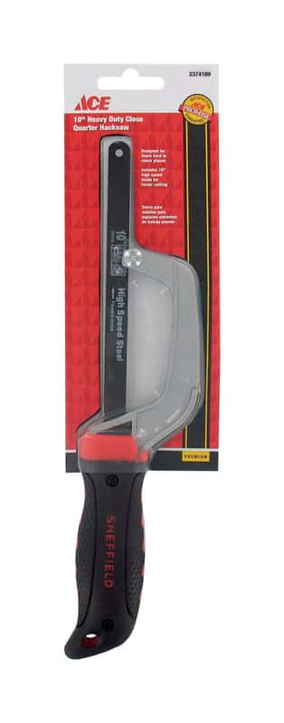 Ace Heavy Duty 10 in. Close Quarter Hacksaw Black 1 pc. - Ace Hardware