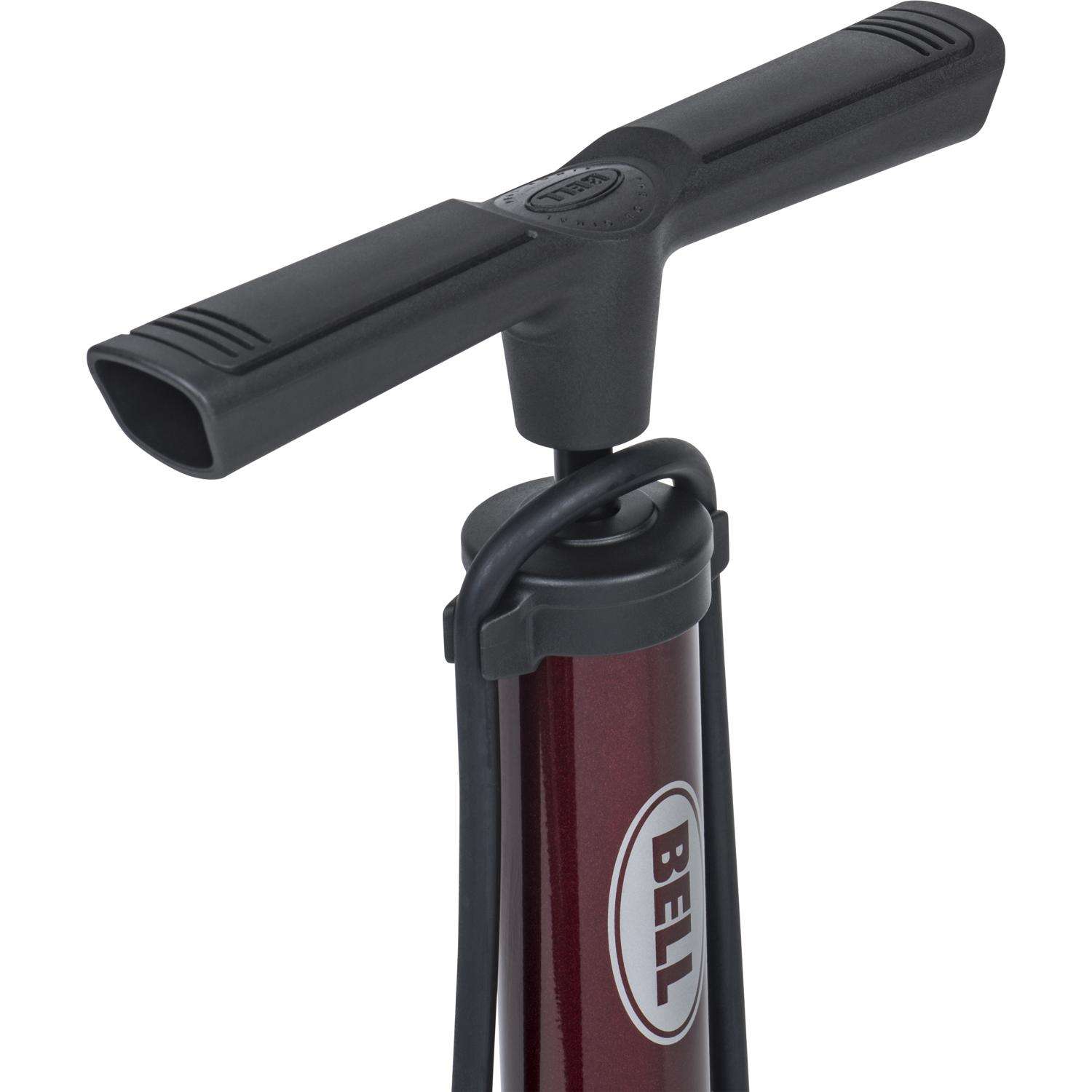 Bell Sports Zephyr 550 Steel Bicycle Floor Pump Maroon