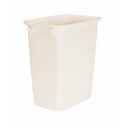 Rubbermaid 5.25 gal Bisque Plastic Wastebasket