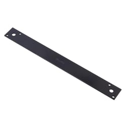 Hampton 14 in. H X 1.5 in. W X 1/8 in. D Black Steel Strap Brace