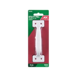 Ace 5.5 in. L Gloss White White Steel Utility Pull