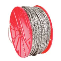 Campbell Electro-Polish Stainless Steel 1/8 in. D X 250 ft. L Cable