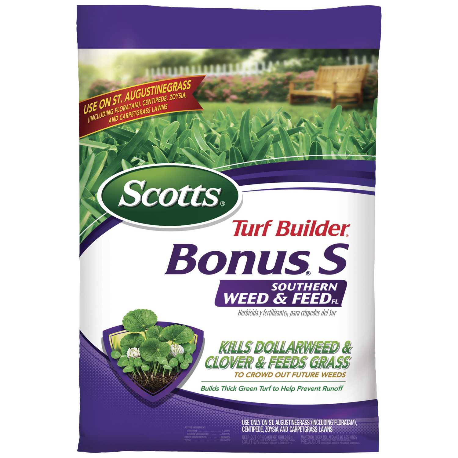 Scotts Turf Builder Bonus S 29010 Weed and Feed For St. Augustine 16.