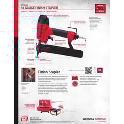 Grip-Rite 18 Ga. 1/4 in. Finish Stapler
