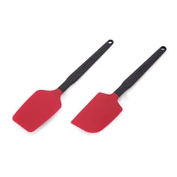 Farberware Black/Red Silicone Spatula Set