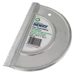 Henry 1/8 in. W X 1/16 in. L Stainless Steel V Notched Trowel Blades