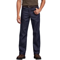Dickies Men's Cotton Work Jeans Indigo Blue 40x30 5 pocket 1 pk