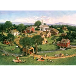 Cobble Hill Picnic By The Bridge Jigsaw Puzzle 1000 pc