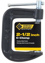 Steel Grip 2-1/2 in. Adjustable C-Clamp 1 pc