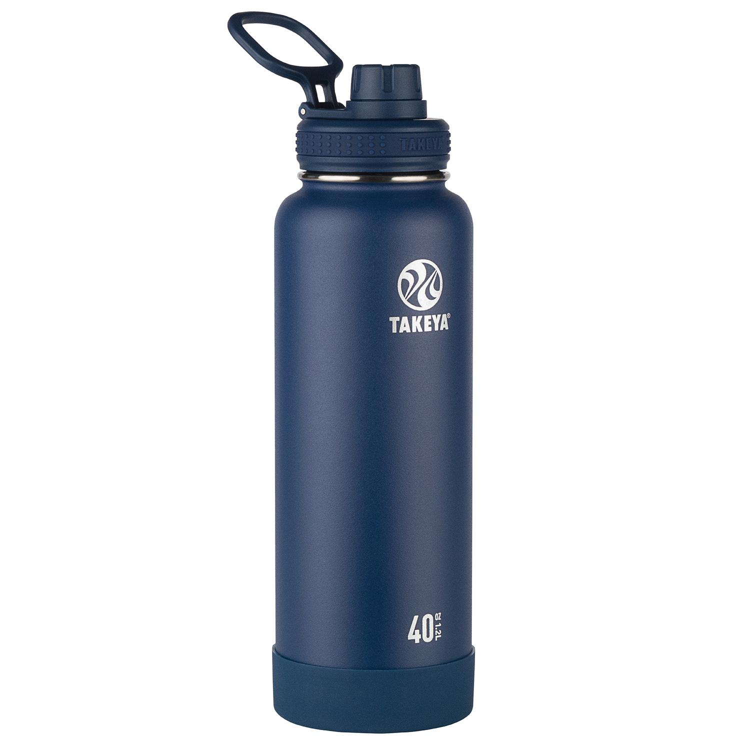 Takeya Actives 40 oz Midnight BPA Free Double Wall Water Bottle Uae Electronic uaeelectronic.com