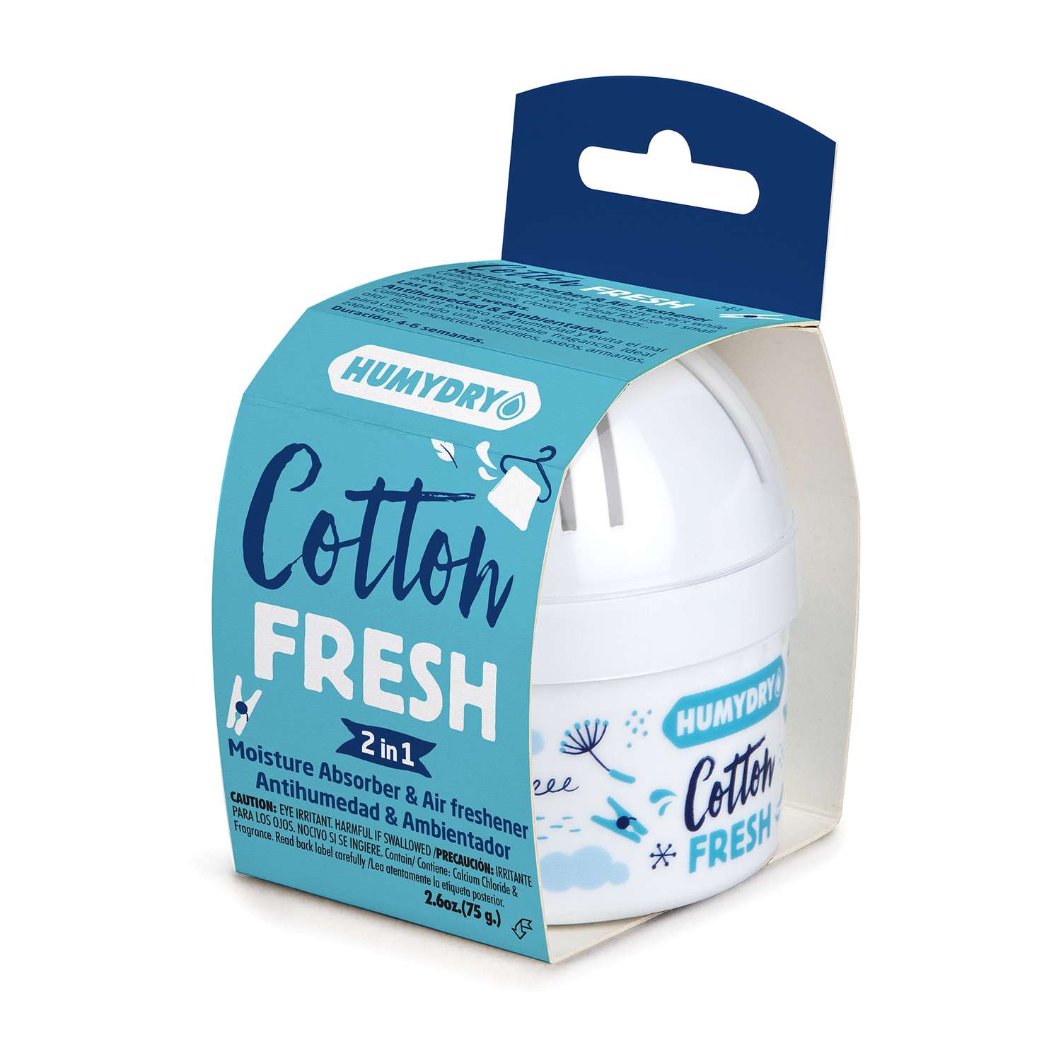 Humydry Cotton Fresh Scent Moisture Absorber & Air Freshener 2.6 oz