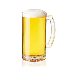 True 26 oz Clear Glass Beer Glass