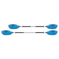 Crooked Creek 8 ft. Blue Aluminum/Polypropylene Kayak Paddle 1 pk