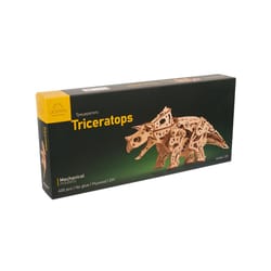 UGears Triceratops Mechanical Model Kit Tan 400 pc