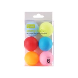 True Beer Ping Pong Balls Assorted 6 pc