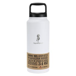 Aquapelli 34 oz Arctic White BPA Free Vacuum Insulated Bottle