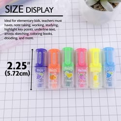 Bazic Products Neon Color Assorted Chisel Tip Scented Highlighter 6 pk