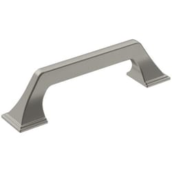 Amerock Exceed Transitional Rectangle Cabinet Pull 3-3/4 in. Satin Nickel 1 pk