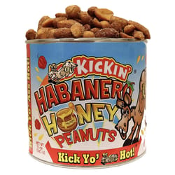 Ass Kickin Habanero Honey Peanuts 12 oz Canister