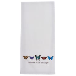 Karma Gifts Multicolored Cotton Butterfly Tea Towel 1 pk