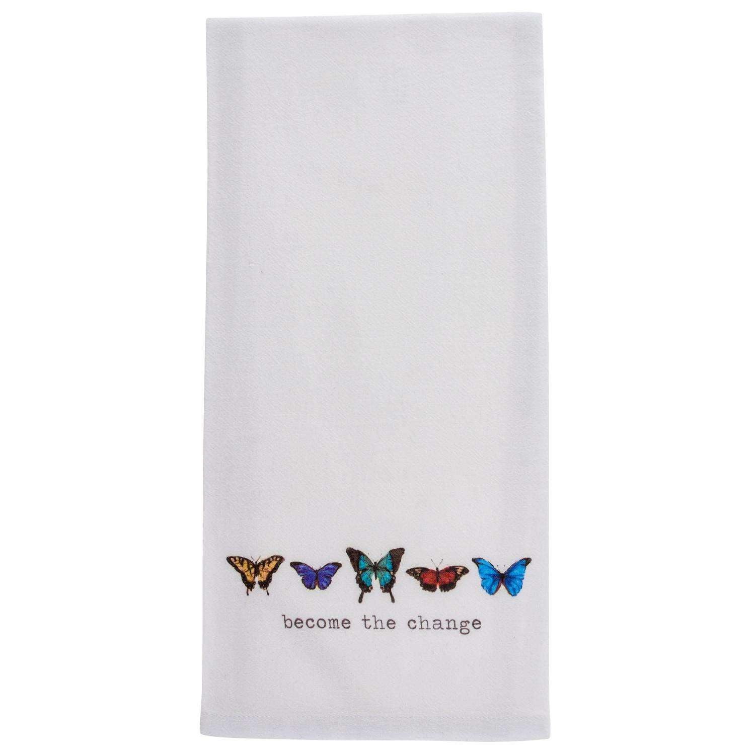 Karma Gifts Multicolored Cotton Butterfly Tea Towel 1 pk Ace Hardware