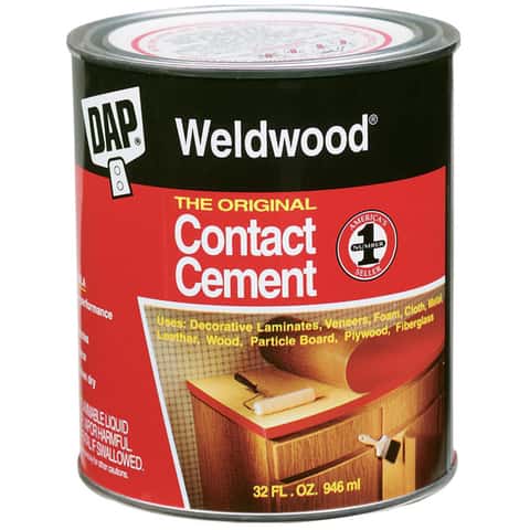 DAP Weldwood 128-fl oz Liquid Contact Cement Waterproof, Quick Dry