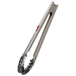 Progressive Prep Solutions Gray Stainless Steel Handed Tongs