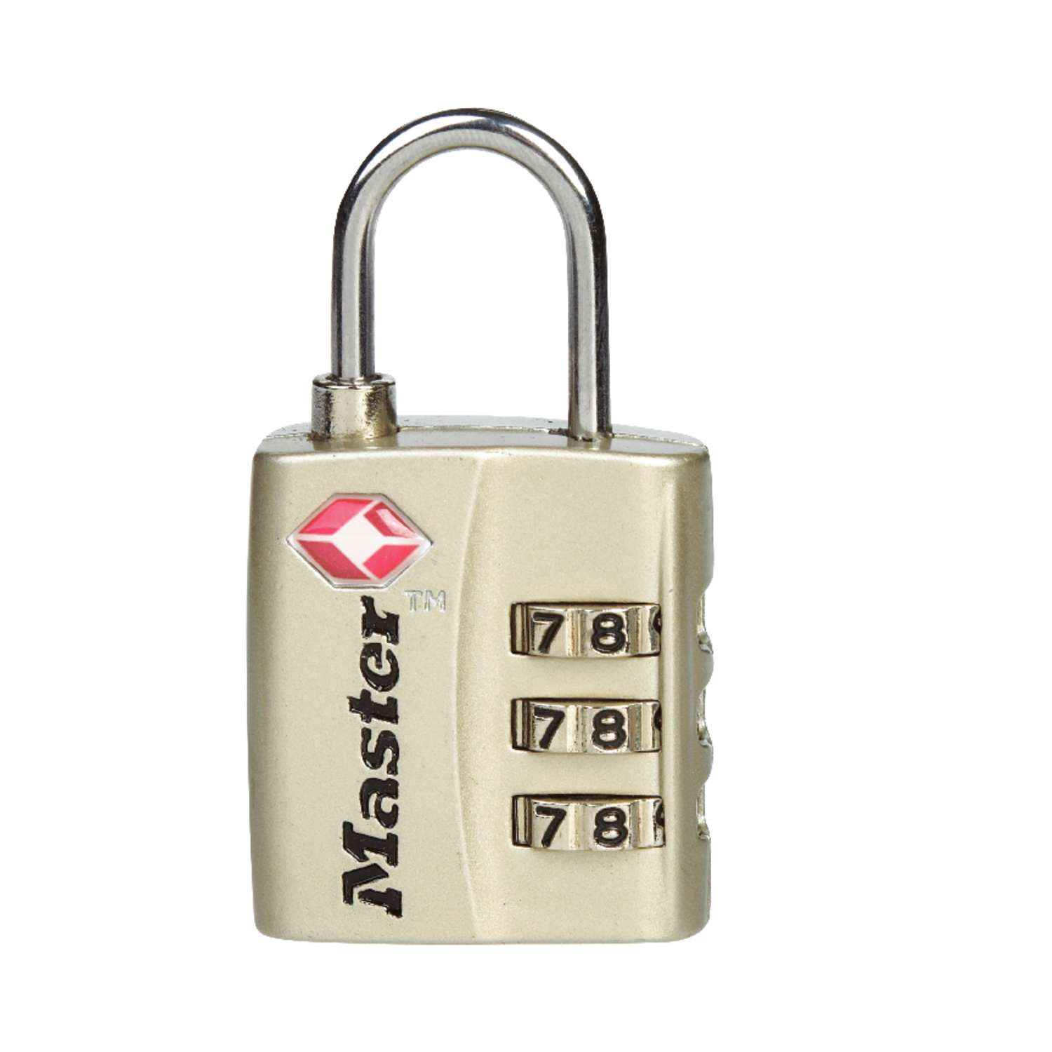Master Lock 15/16 in. H X 3/8 in. W X 13/16 in. L Metal 3Dial