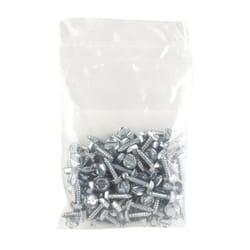 HILLMAN No. 6 Ga. X 1/2 in. L Slotted Hex Head Sheet Metal Screws 100 pk