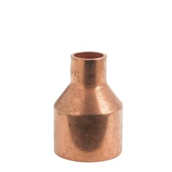 NIBCO 1-1/4 in. Sweat X 1/2 in. D Sweat Copper Coupling with Stop 1 pk