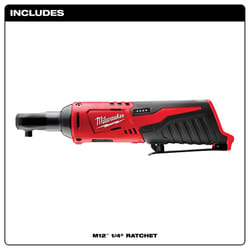 Milwaukee M12 1/4 in. Brushed Cordless Ratchet Tool Only